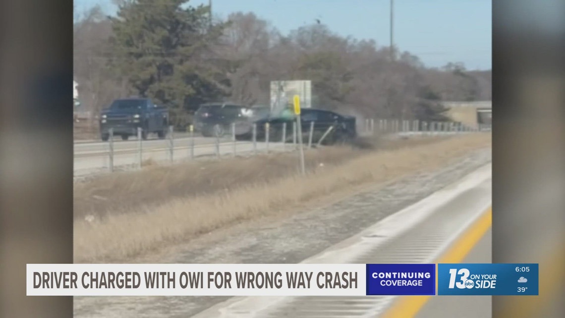 Driver charged with OWI in Muskegon wrong-way crash | wzzm13.com