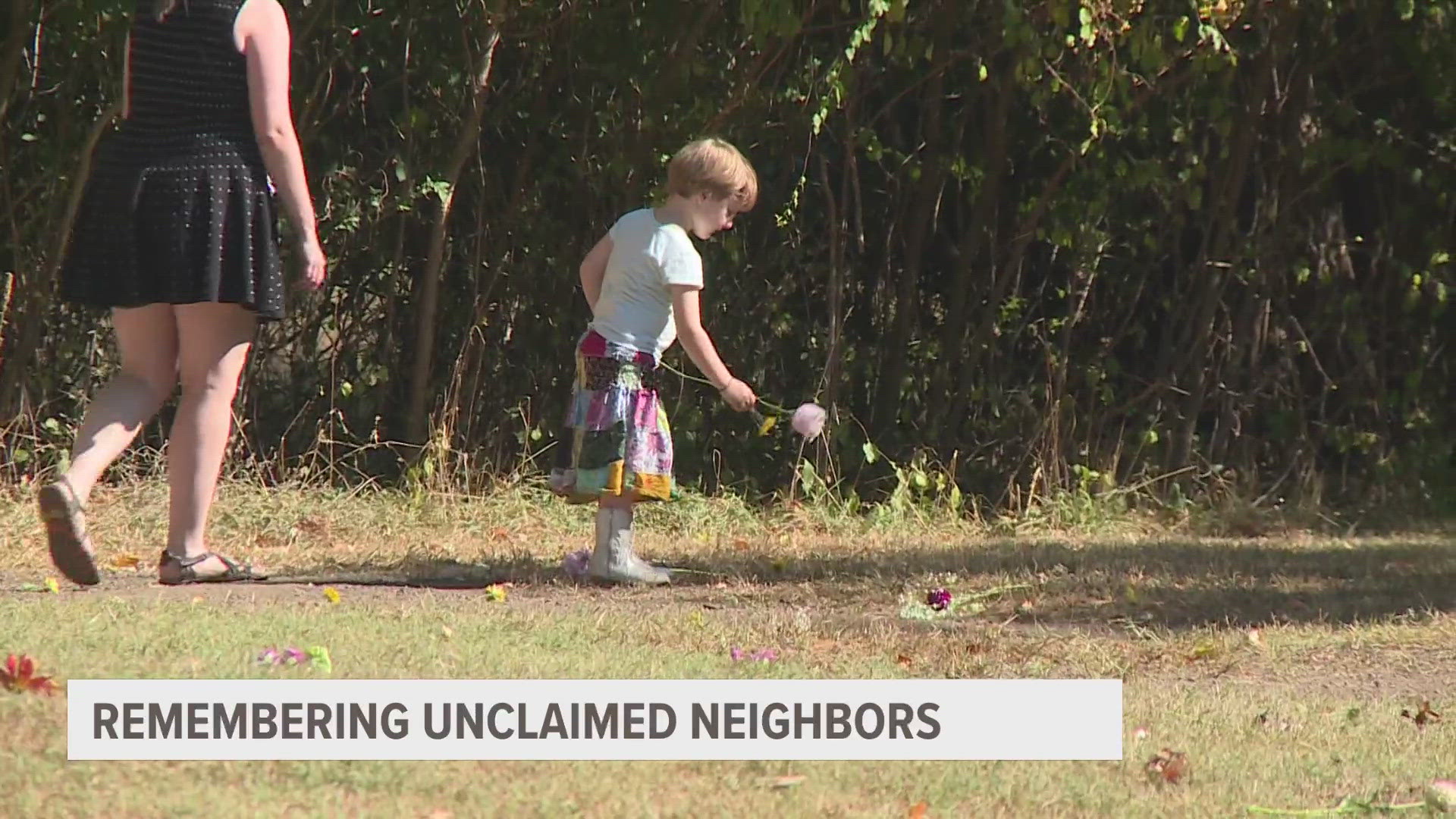 Sarah Sun says 364 unclaimed people are buried at Oak Grove Cemetery.