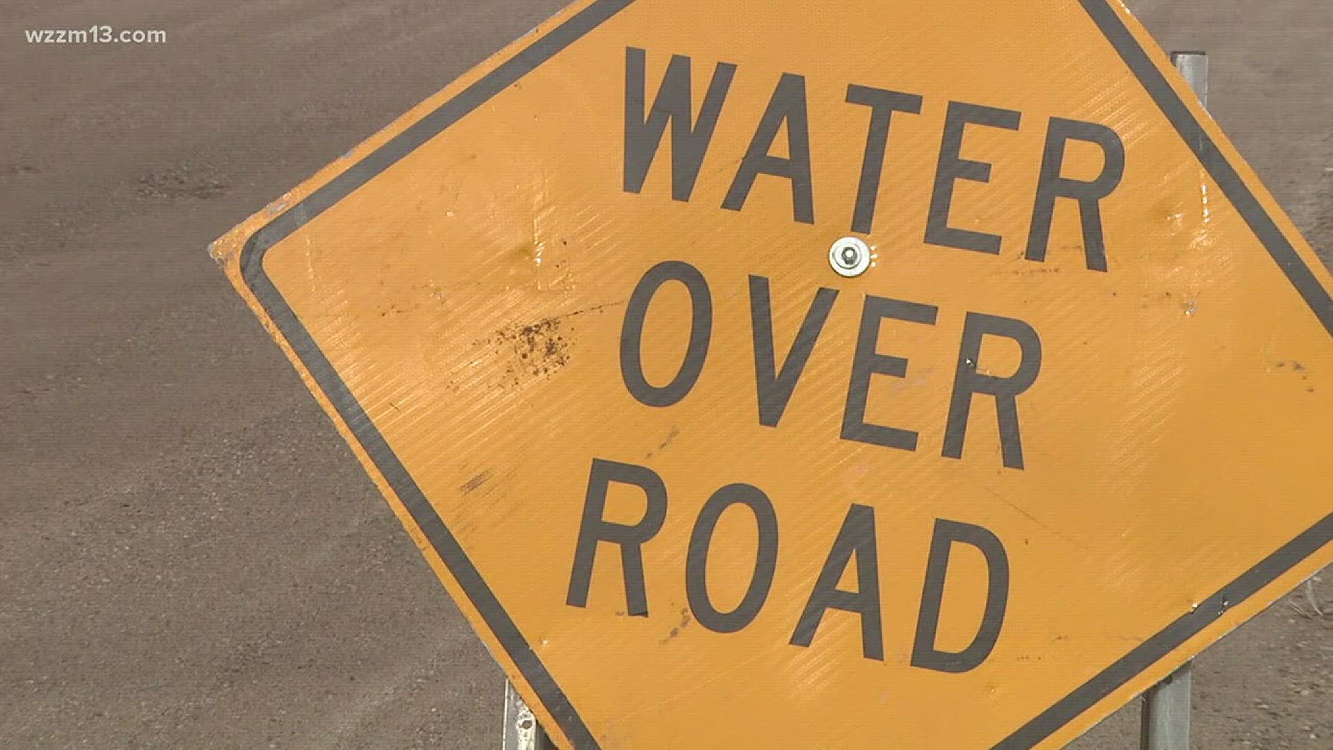 Flooding and damage forces roads to close in Muskegon County