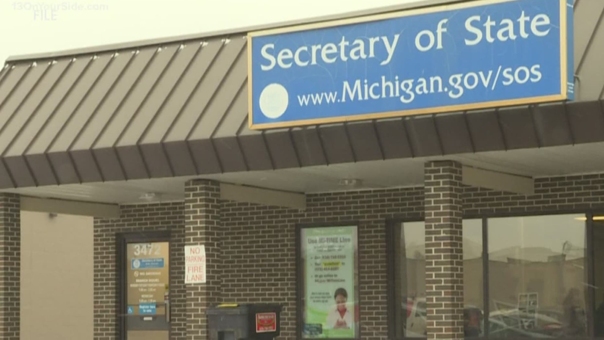 The Michigan Secretary of State's office is working to stop the spread of coronavirus by limiting in-person visits.