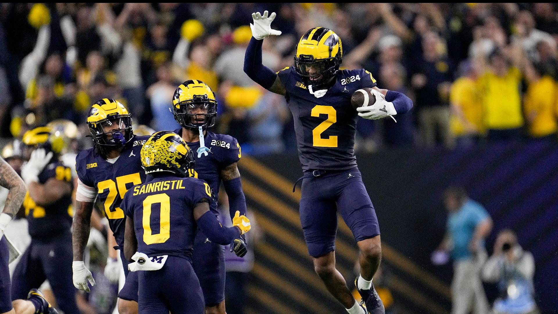 No. 9 Michigan will try to repeat as national champions without