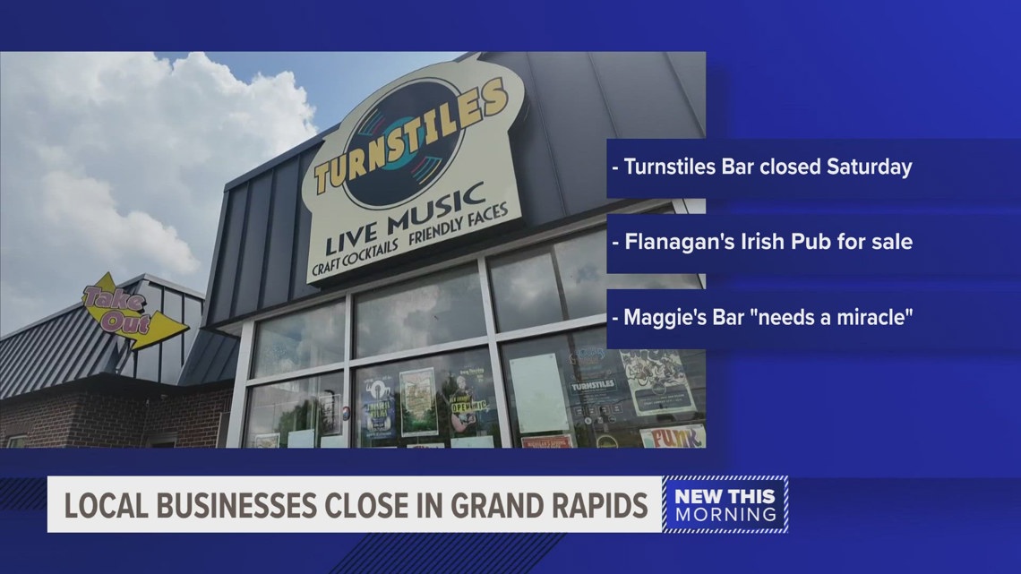 Multiple Grand Rapids businesses to close, citing economic hardship ...