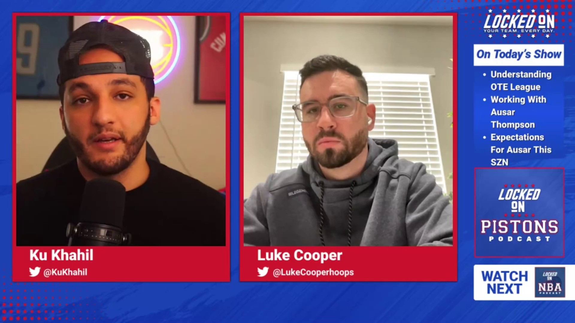 OTE Head Trainer for the last two years, Luke Cooper, joins to discuss working with Ausar Thompson the previous two years and makes the Pistons' rookie special.