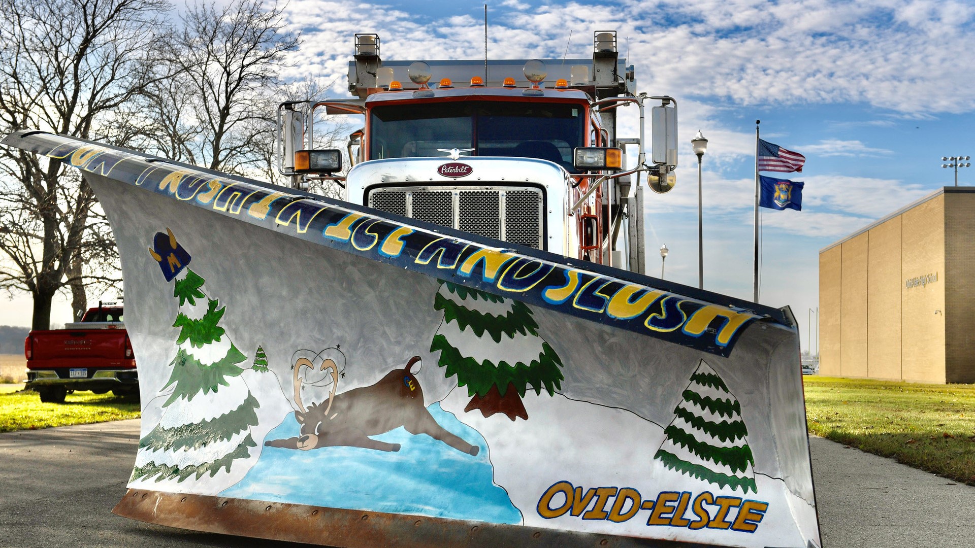 High schools across the state will be able to submit designs for painting the many snow plow trucks in Michigan.