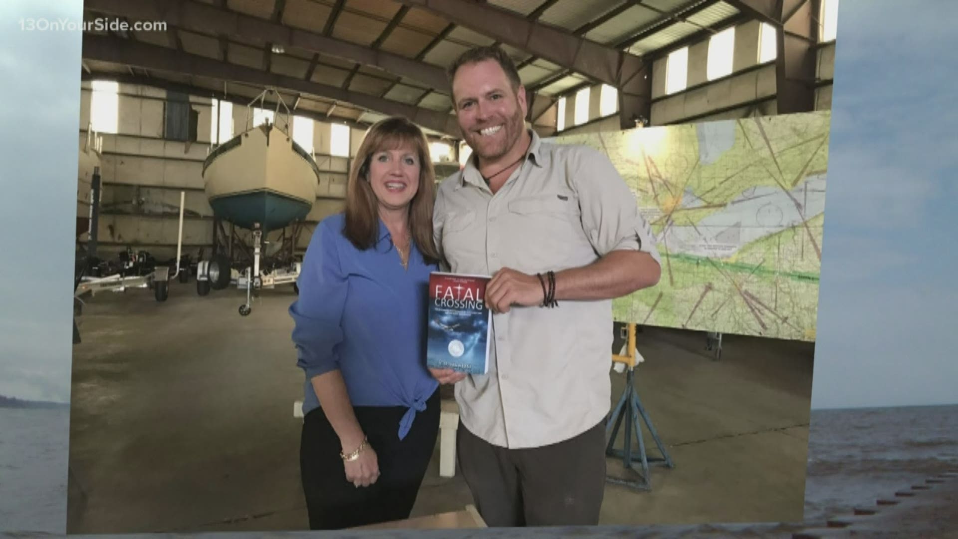 Valerie van Heest explains why Josh Gates from "Expedition Unknown" visited West Michigan.