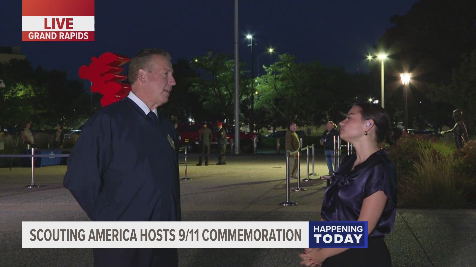 The event runs from sunrise until sunset to remember those who lost their lives in the Sept. 11, 2001 attacks.