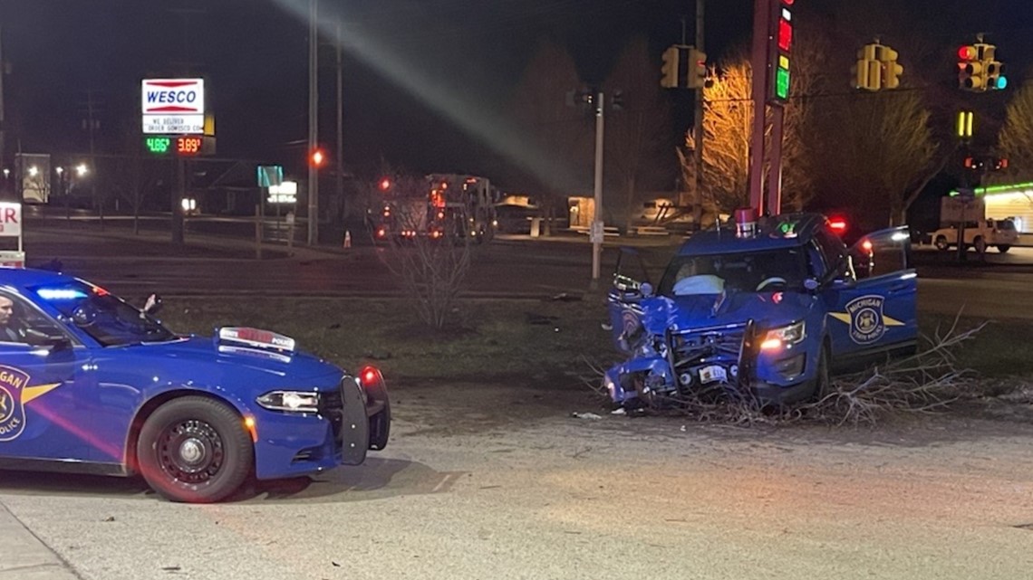One arrested after car chase with MSP in Muskegon Heights | wzzm13.com