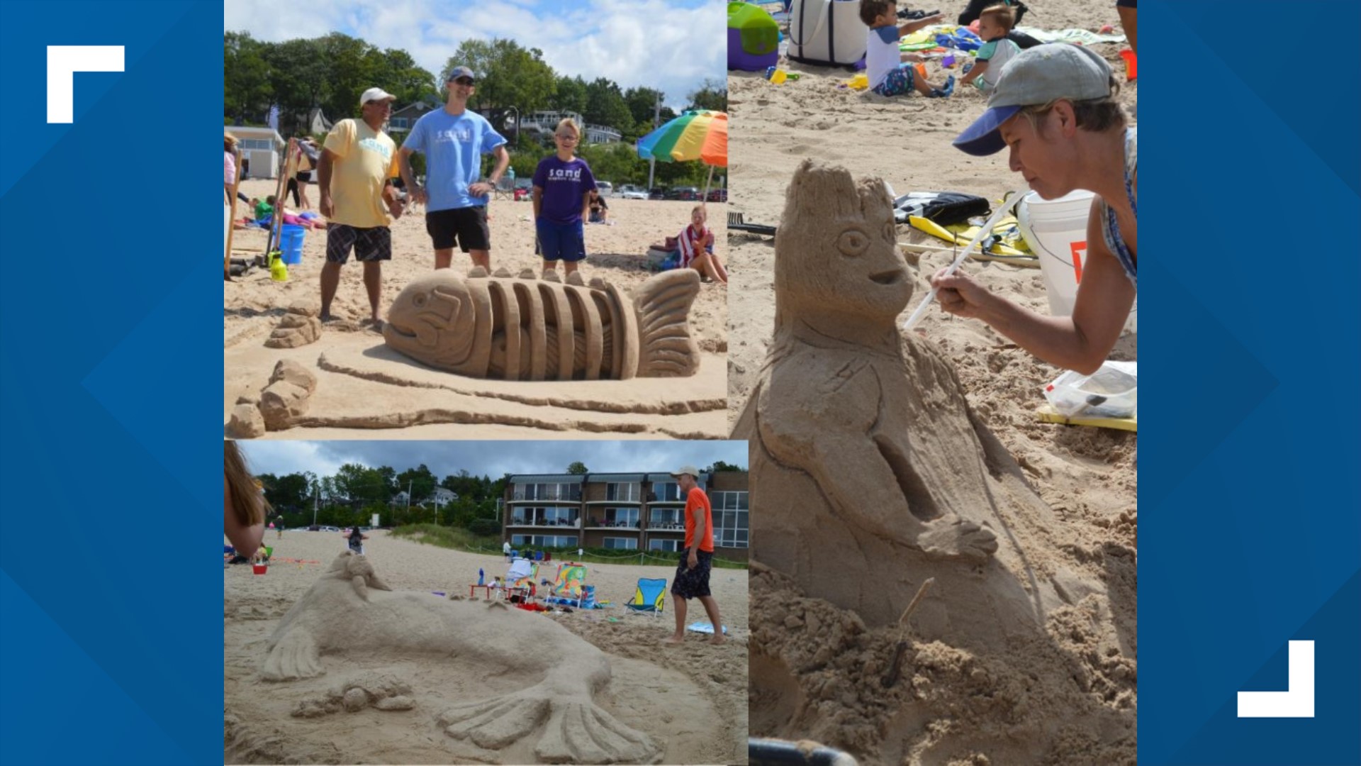 Grand Haven back Sand Sculpture Contest in August