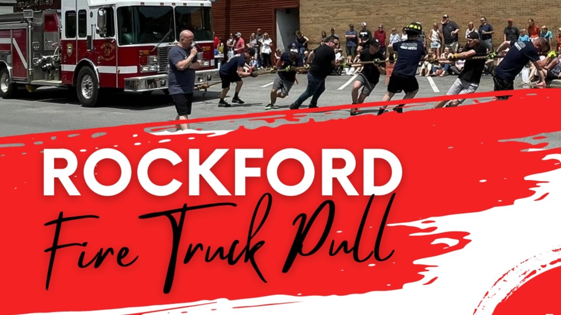 Rockford Fire Truck Pull to benefit Special Olympics Michigan