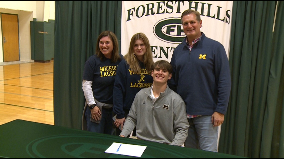 FHC's Crandall Quinn signs with Michigan lacrosse